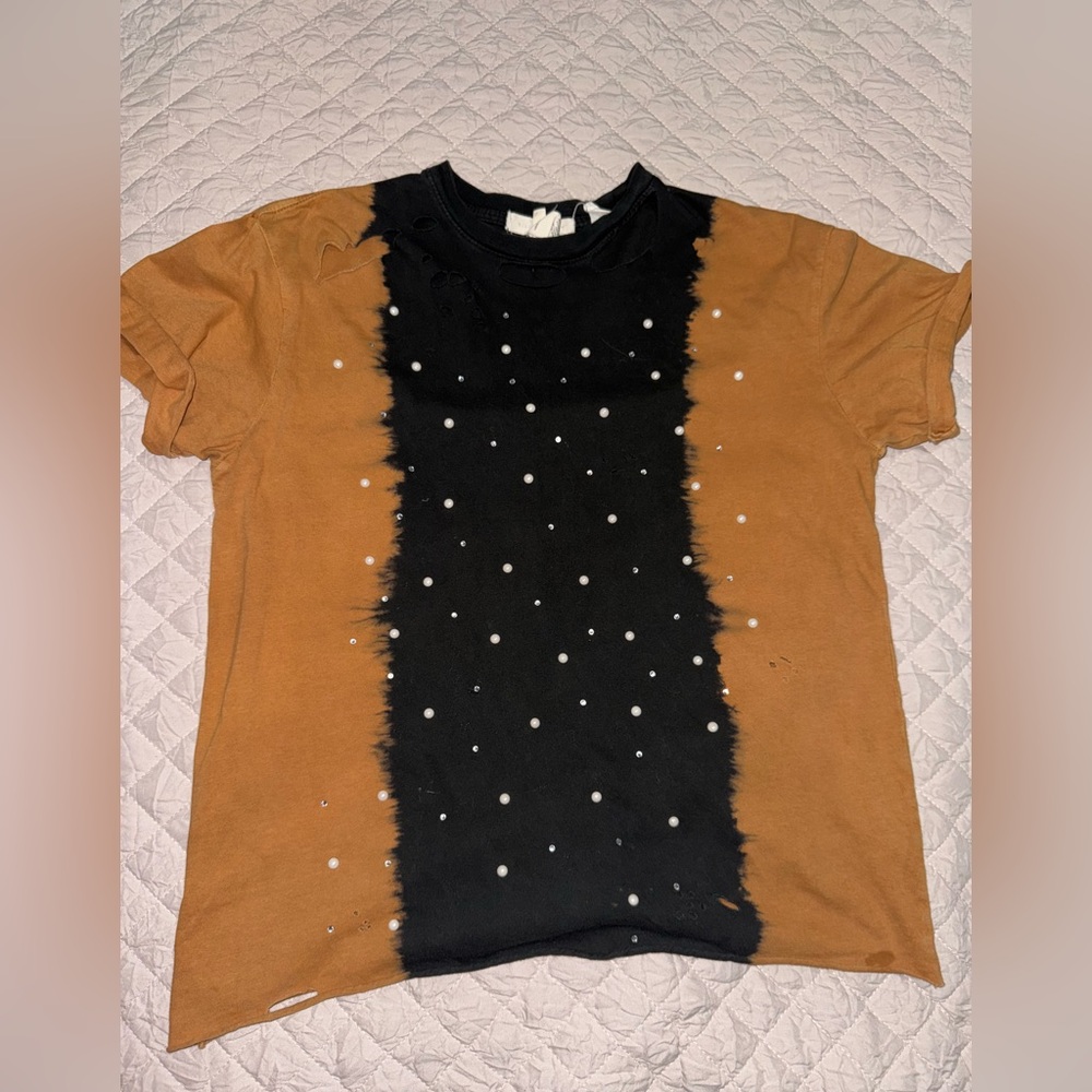 Stylish Black and Brown womens Shirt